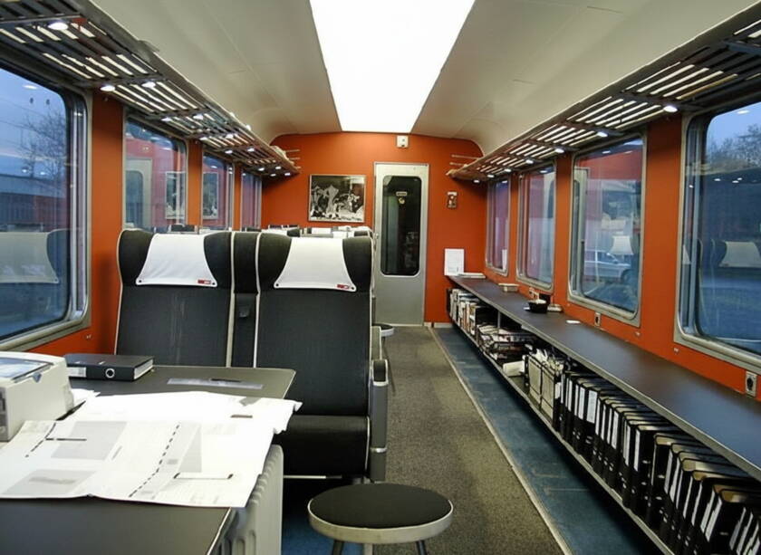 TEE-Zug-Büro.jpg Trans-Europe-Express TEE, Büro-Wagen – Projekt Umnutzung zu Büroräumlichkeiten, co.dex production ltd., 2000 - 2003